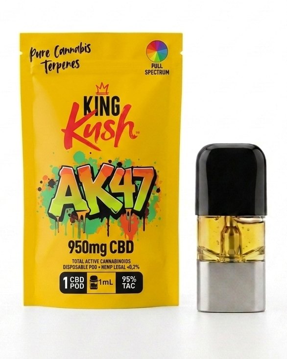 King Kush AK 47 pod and pouch